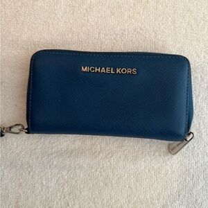 Michael Kors Blue Wallet